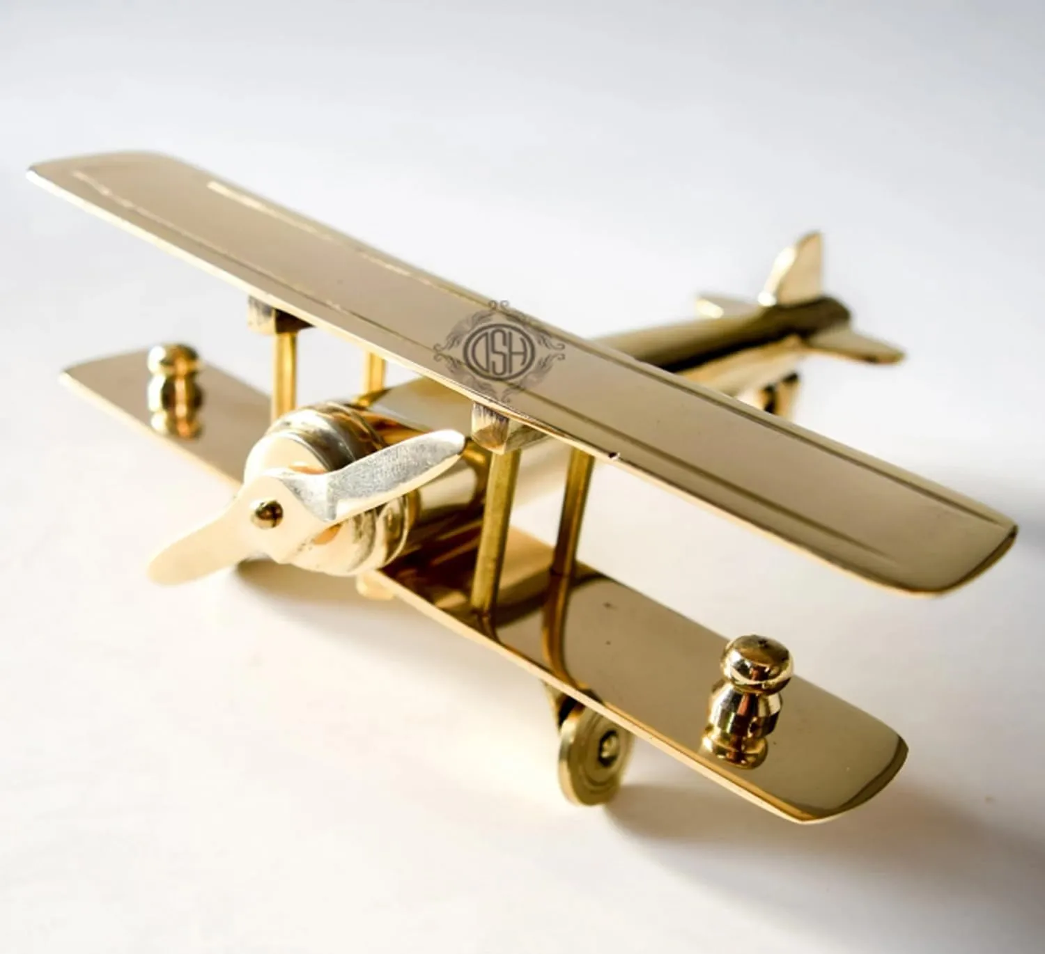 brass-aeroplane-action-showpiece